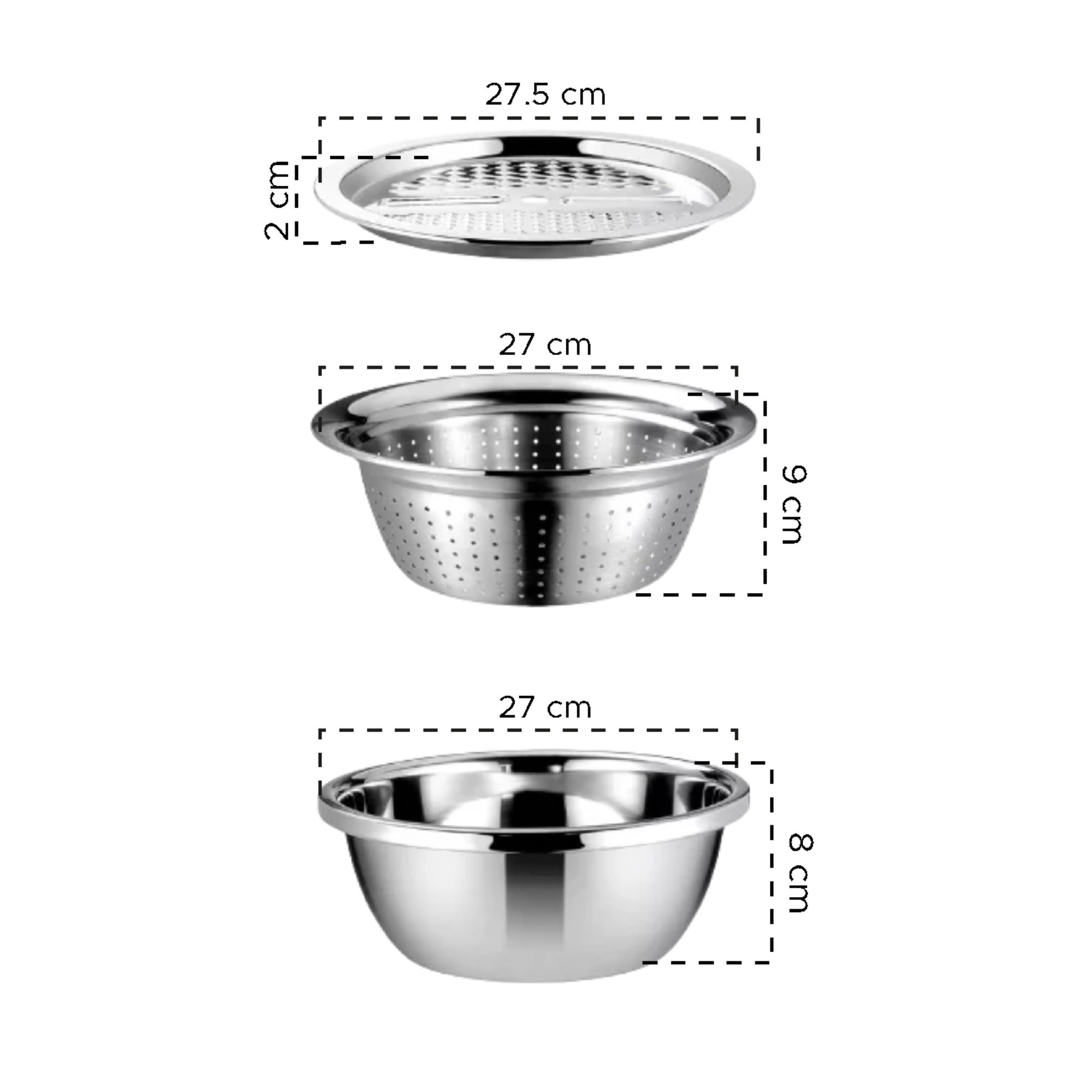 Miniatura 8 de Set Bowl con Colador y Rayador
