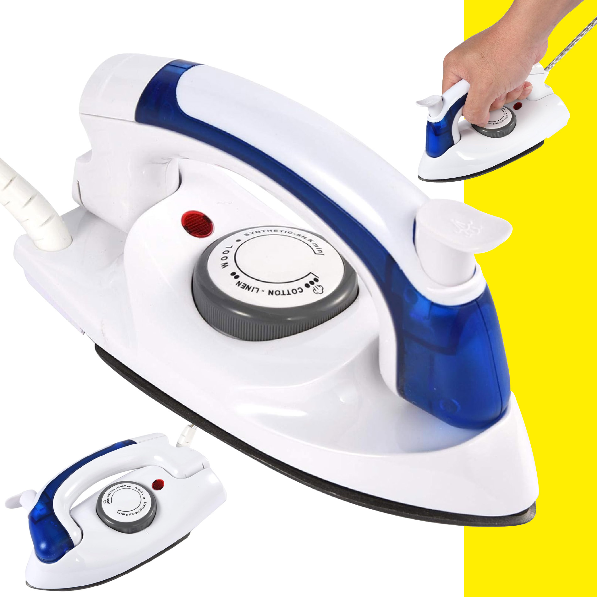 Miniatura 2 de Mini Plancha De Vapor Plegable Viajera