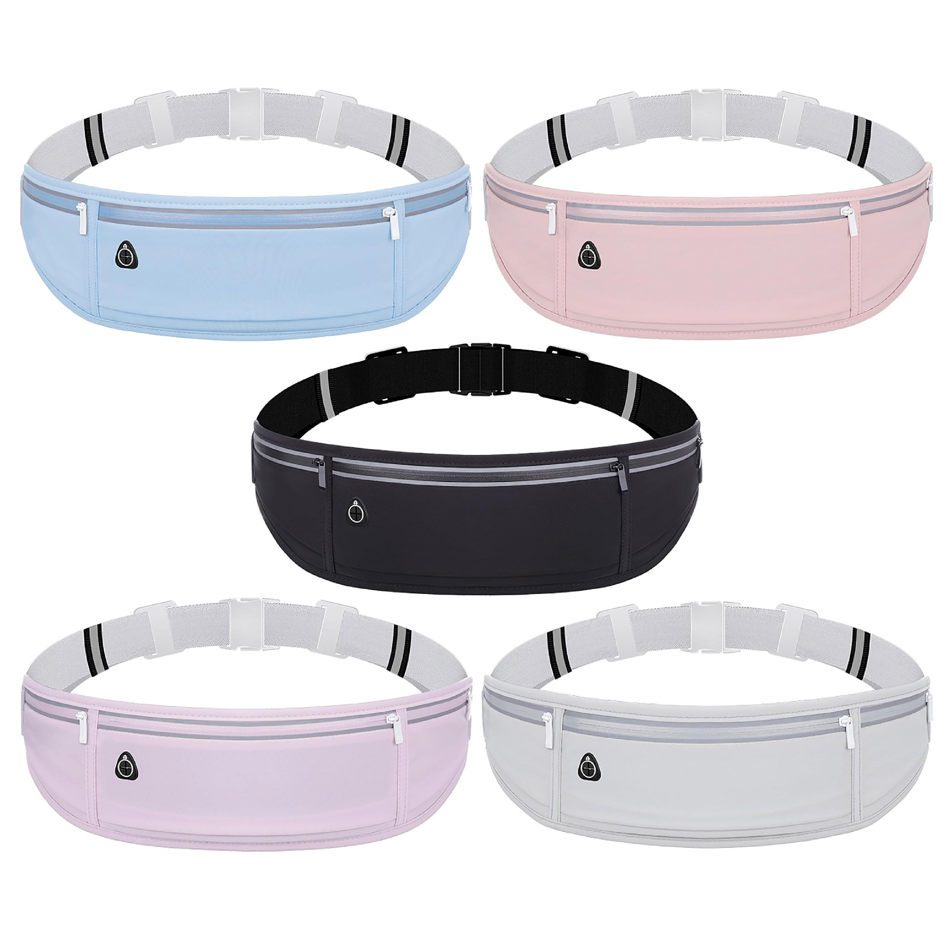 Miniatura 3 de Canguro Impermeable Deportivo Invisible - Color: Lila