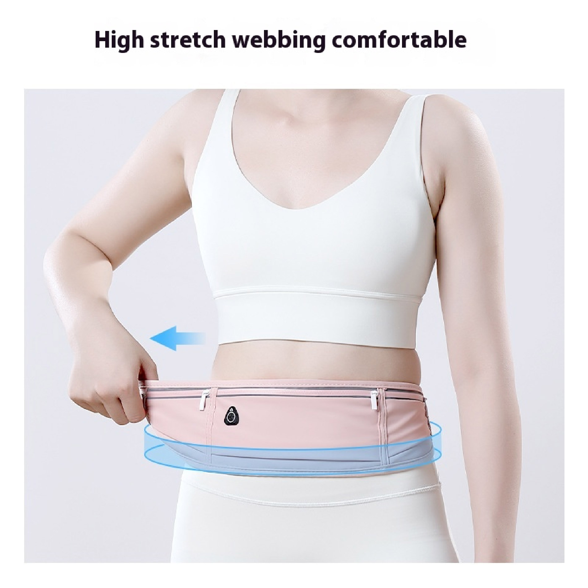 Miniatura 4 de Canguro Impermeable Deportivo Invisible - Color: Lila