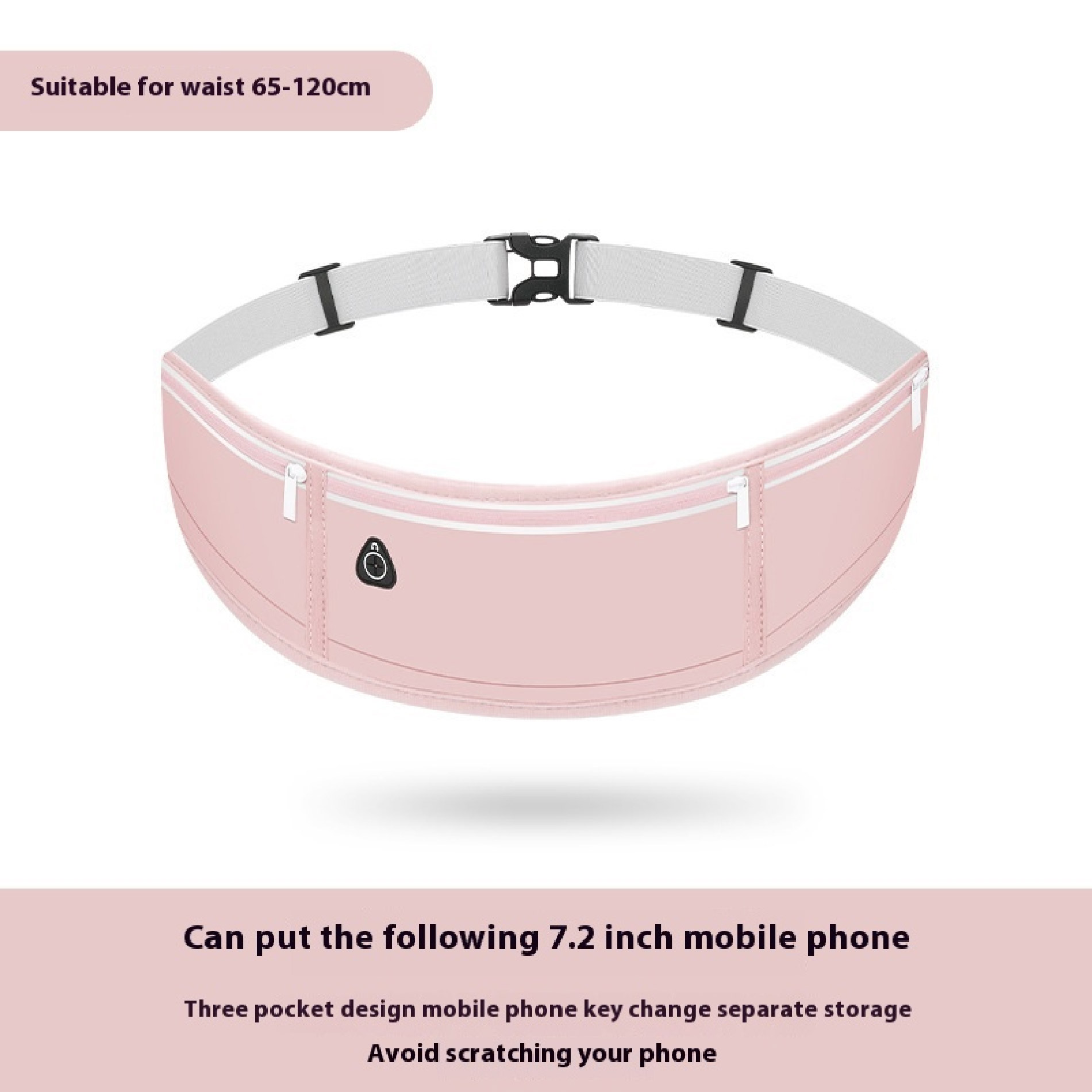 Miniatura 7 de Canguro Impermeable Deportivo Invisible - Color: Lila