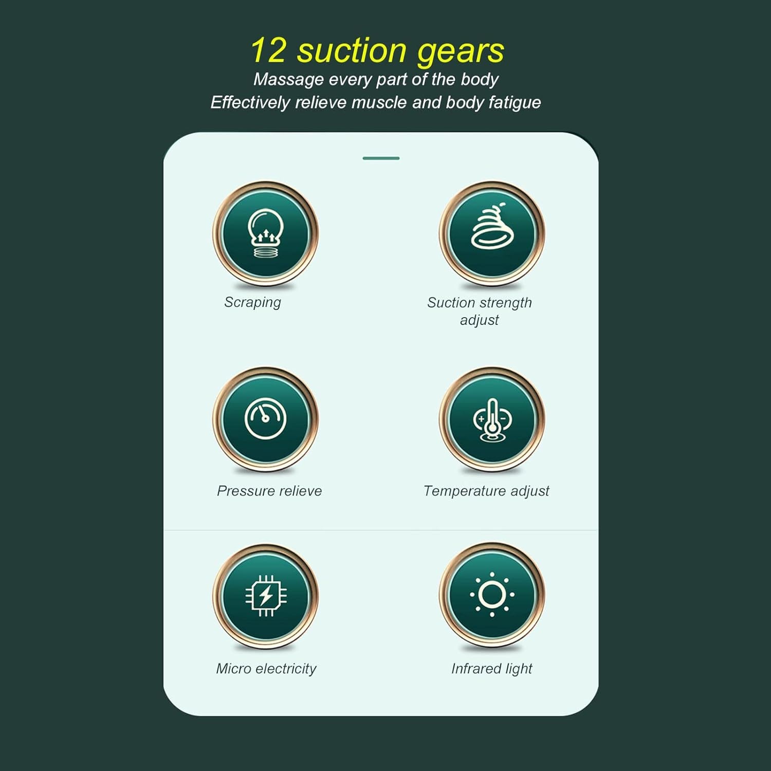 Miniatura 9 de Shaoke Masajeador Eléctrico Ventosa