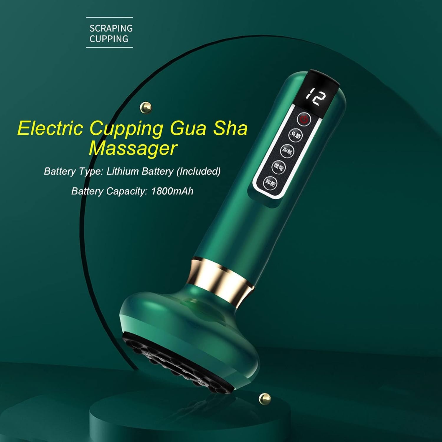 Miniatura 2 de Shaoke Masajeador Eléctrico Ventosa