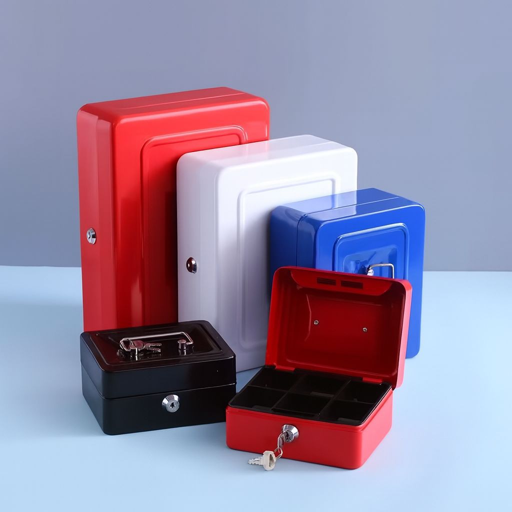 CAJAS METALICAS DE SEGURIDAD CON LLAVE C.SEGURIDAD