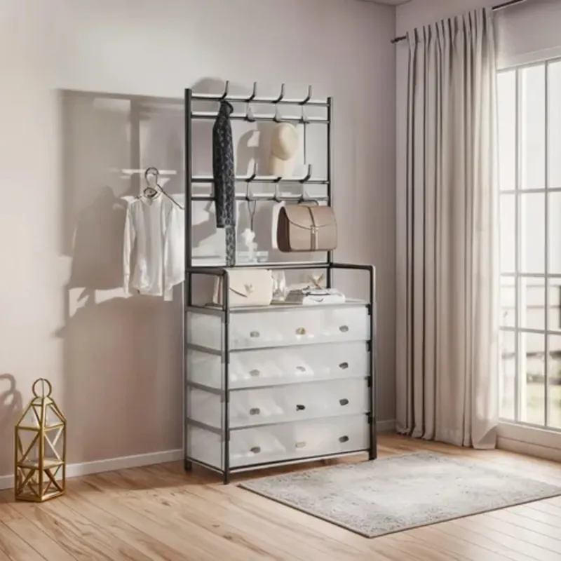 Miniatura 3 de Estante Organizador Zapatos con Cajón