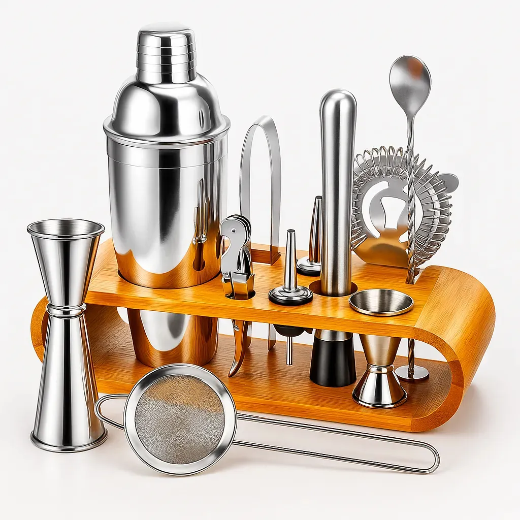 Miniatura 2 de Juego Coctelera Set Utensilios Bar