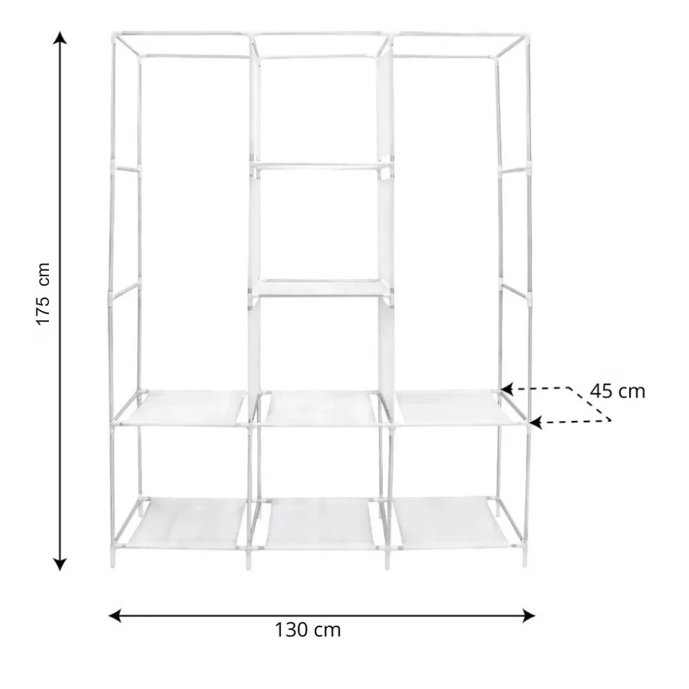 Miniatura 4 de Closet Armario Plegable De Tela 88130