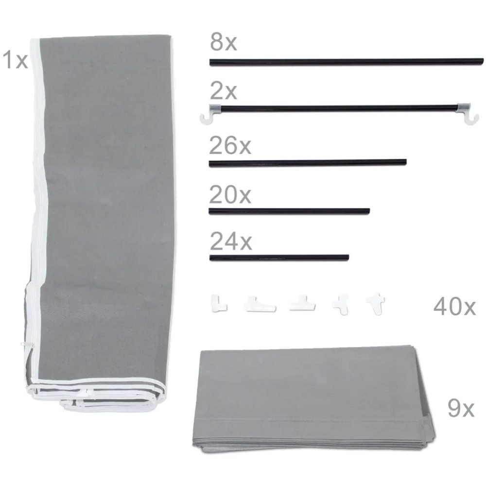 Miniatura 2 de Closet Armario Plegable De Tela 88130