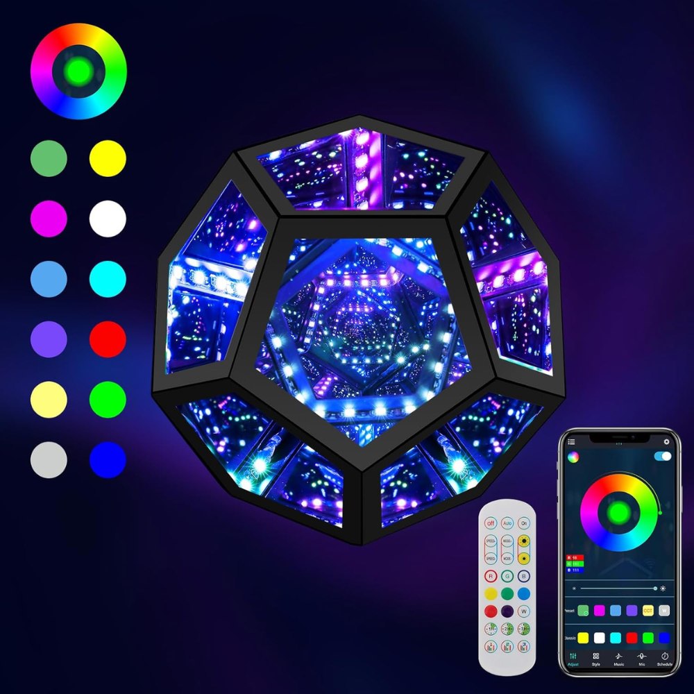 Miniatura 4 de Lámpara Led De Mesa Rgbw, Infinity Dodec