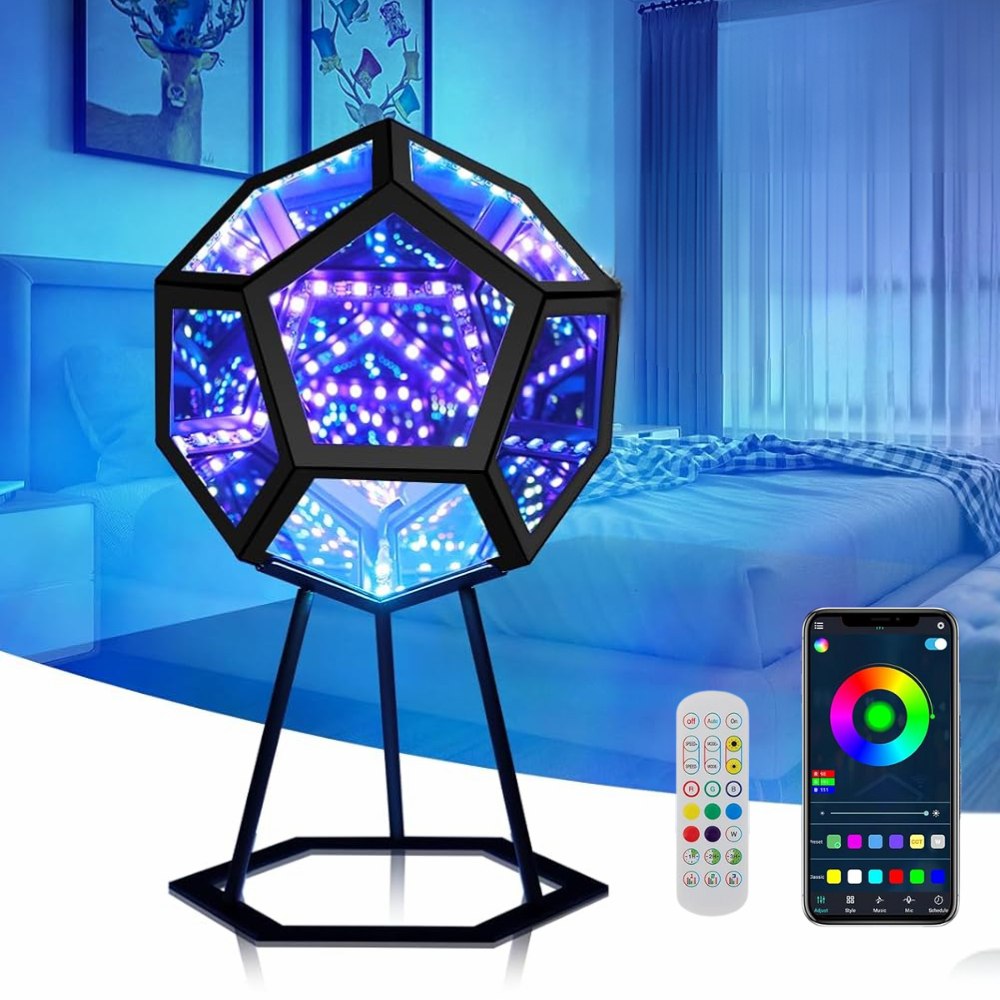 Lámpara Led De Mesa Rgbw, Infinity Dodec