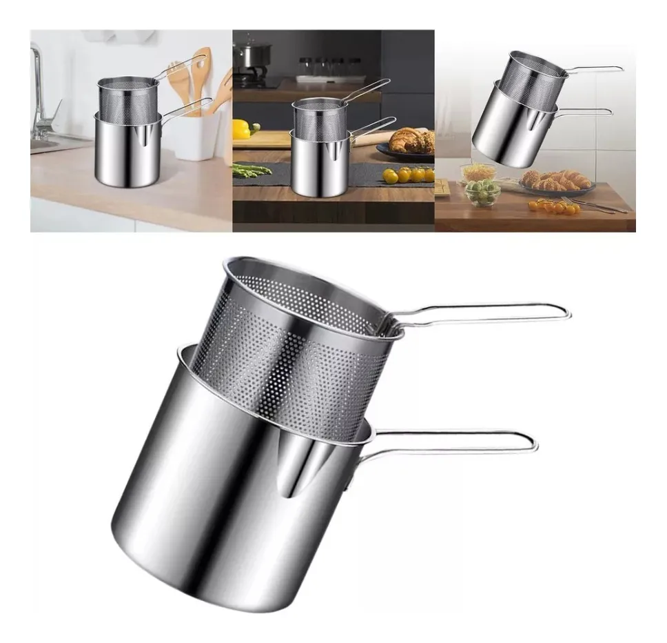 Freidora Olla Desmontable Con Cesta