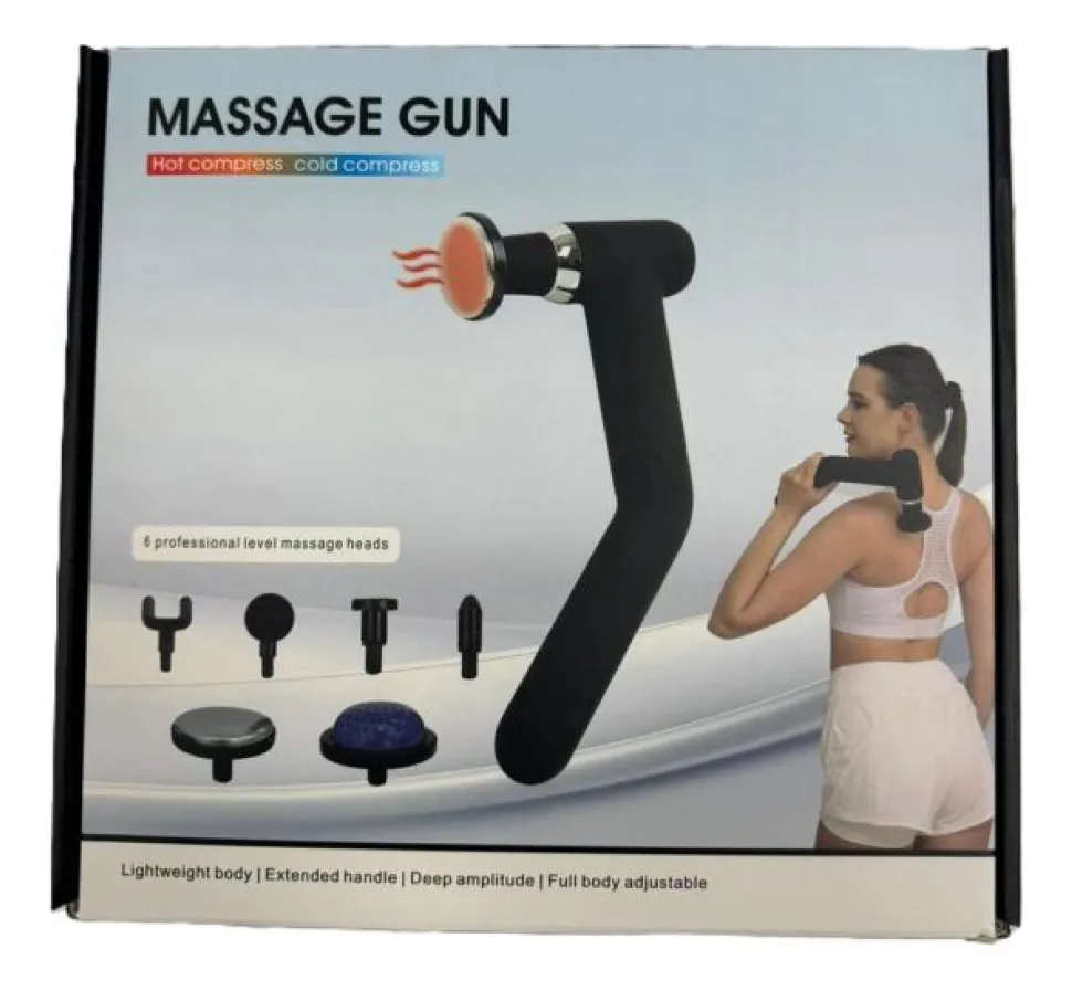 Pistola Masajeador Con Extensor Fascial