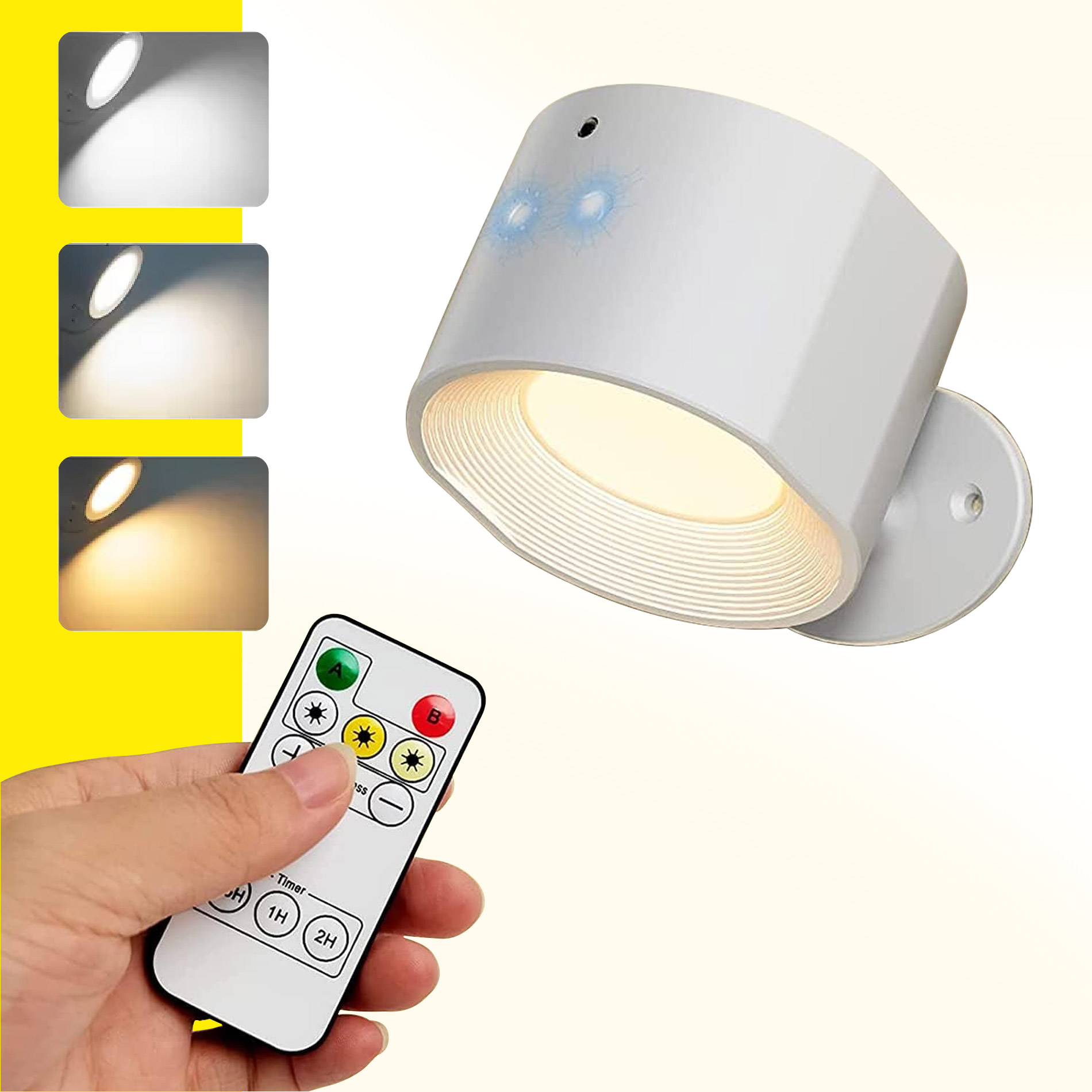 Miniatura 4 de Lampara Led Tactil De Pared Con Control