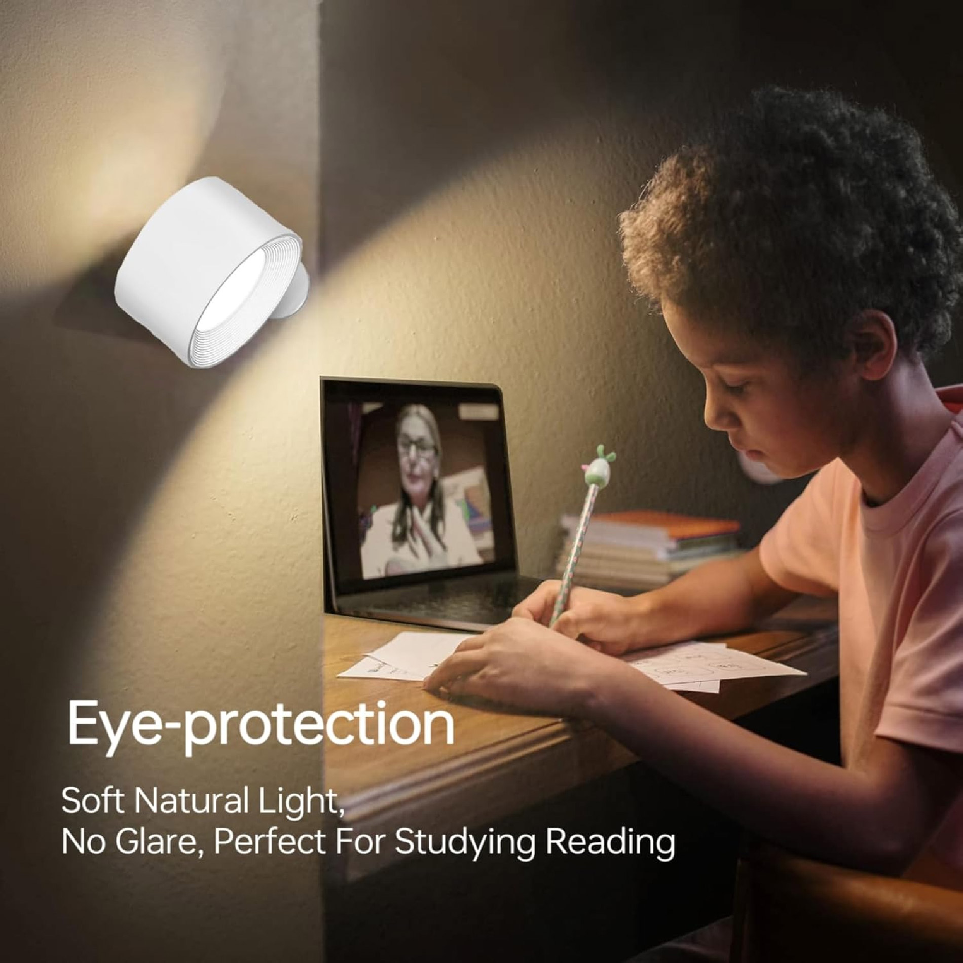 Miniatura 3 de Lampara Led Tactil De Pared Con Control