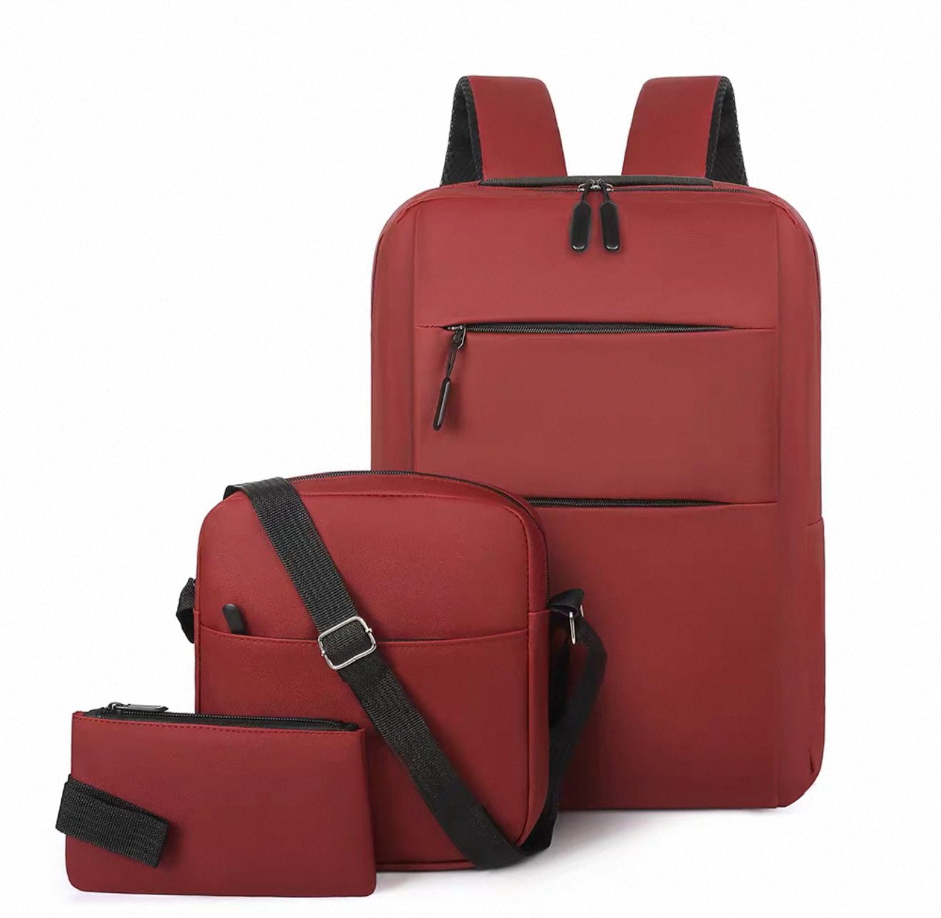 Vista 2 de Packx3 mochila, bolso dehombro y cartuch