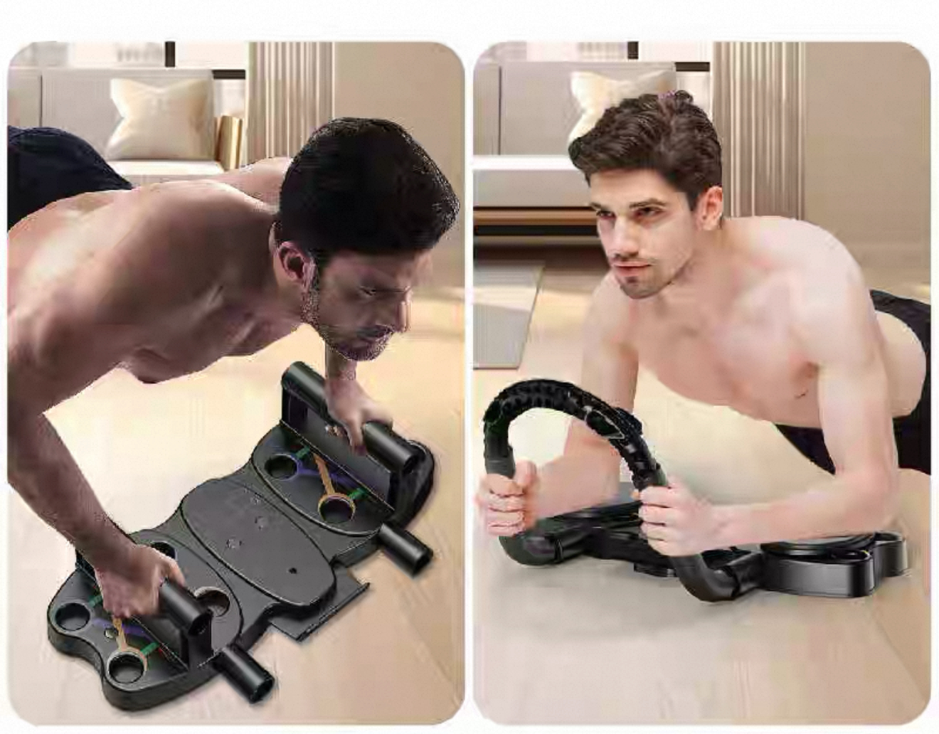 Miniatura 2 de Rueda abdomen-Tabla push - temporizador