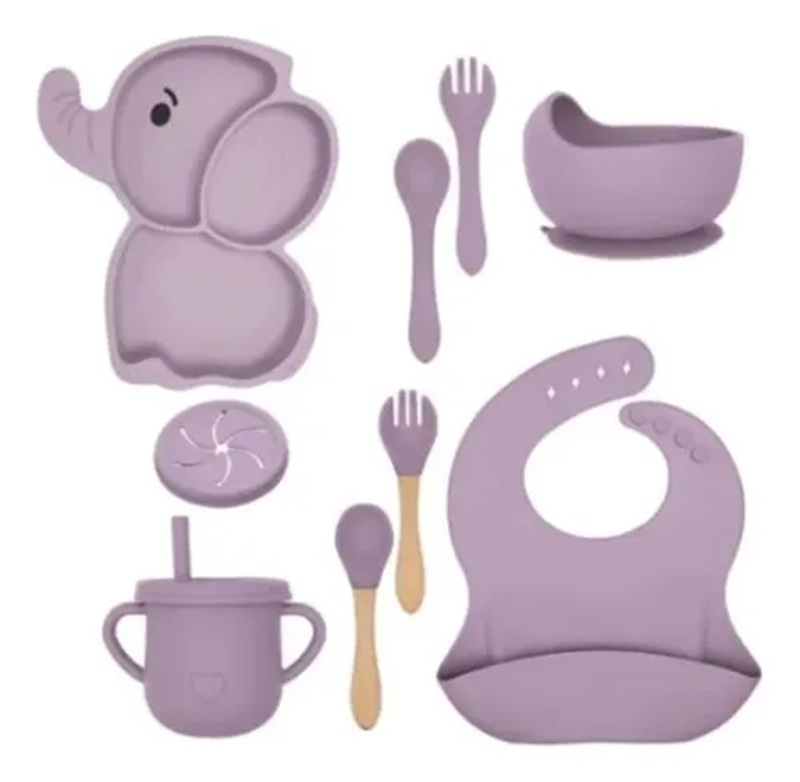 Miniatura 4 de Set De Alimentación Infantil En Silicona