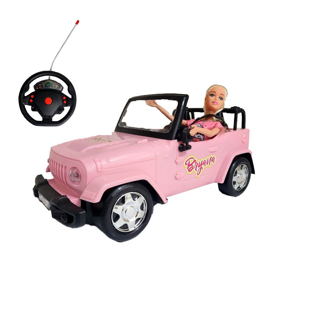 Carro Jeep Muñeca Recargable Control Rem