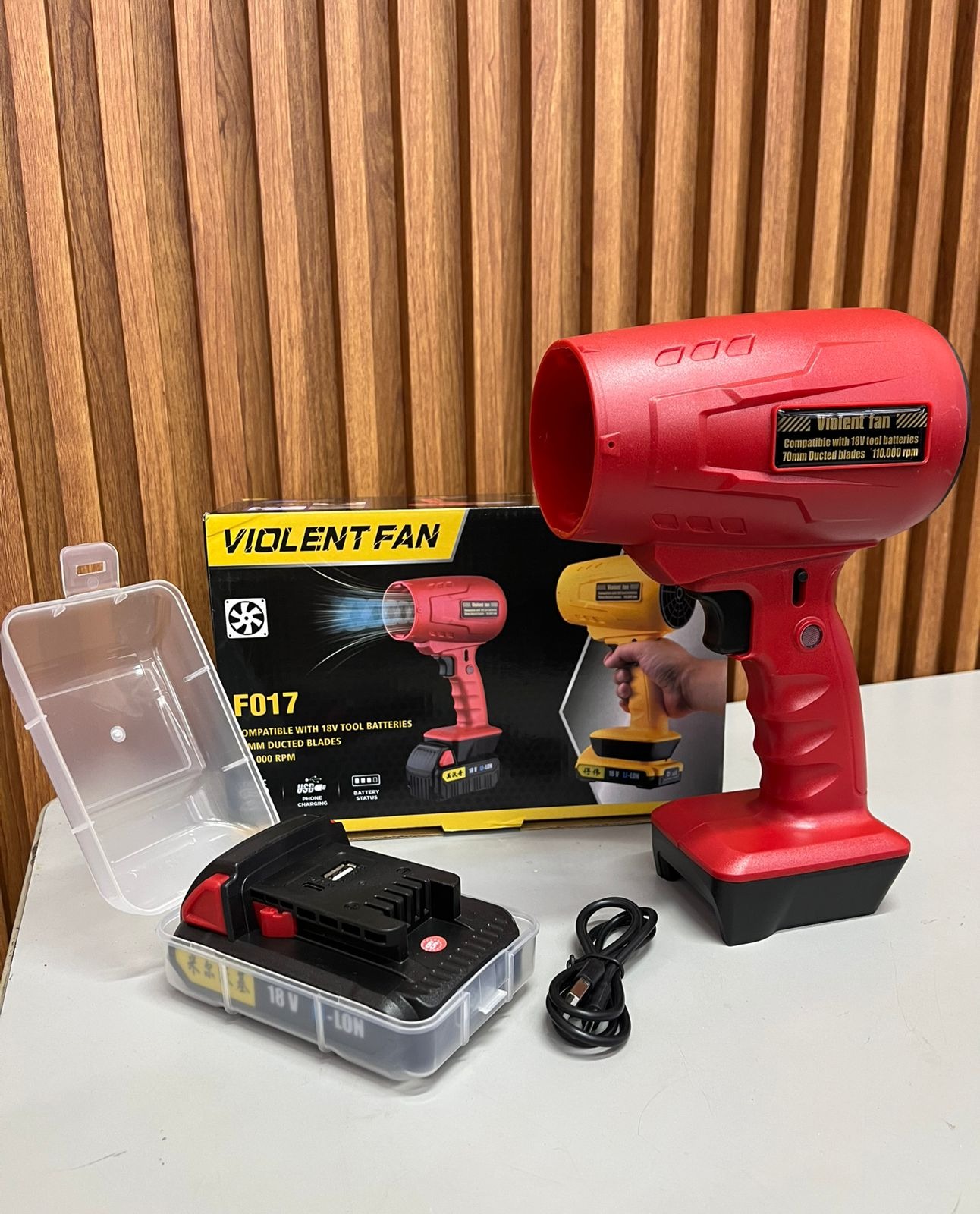 Sopladora Electrica Portátil Violent Fan