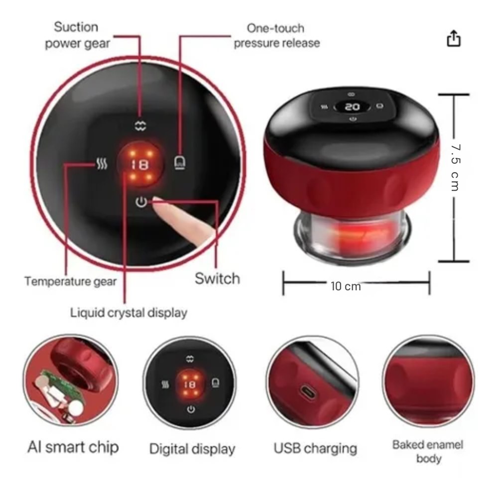 Ventosa Terapéutica Eléctrica De Masaje