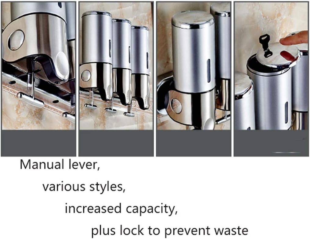 Dispensador De Jabón Para Ducha Set x3