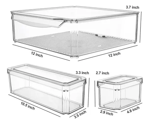 Miniatura 5 de Set 7 Contenedores Organizadores Nevera