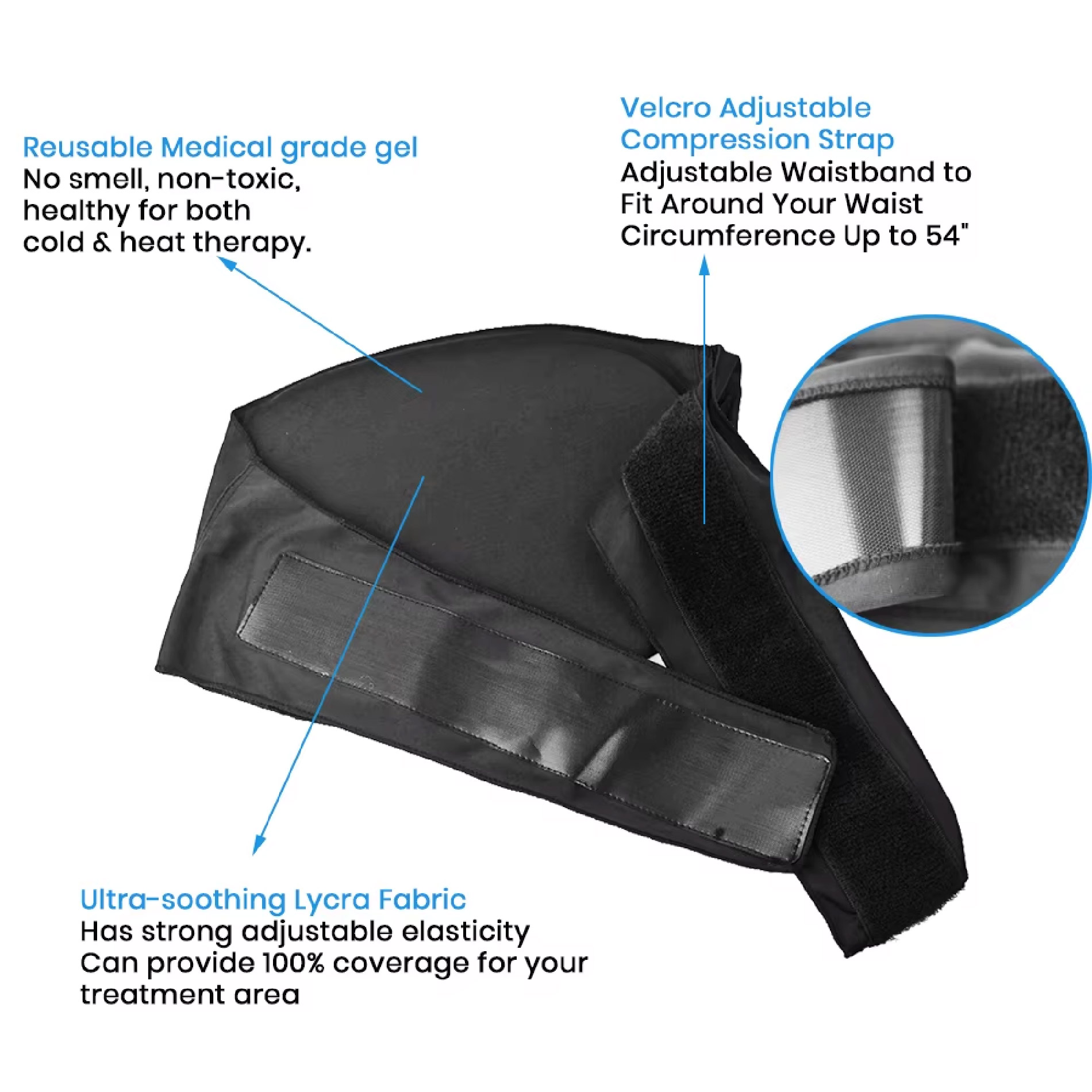 Miniatura 3 de Compresa De Gel Lumbar Terapéutica Frío