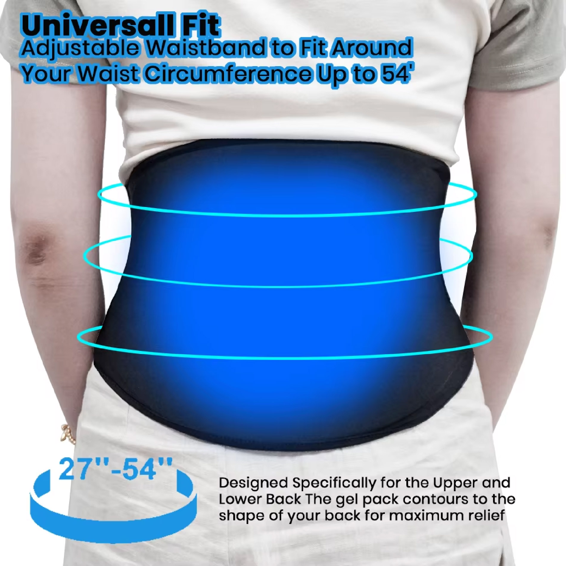 Compresa De Gel Lumbar Terapéutica Frío