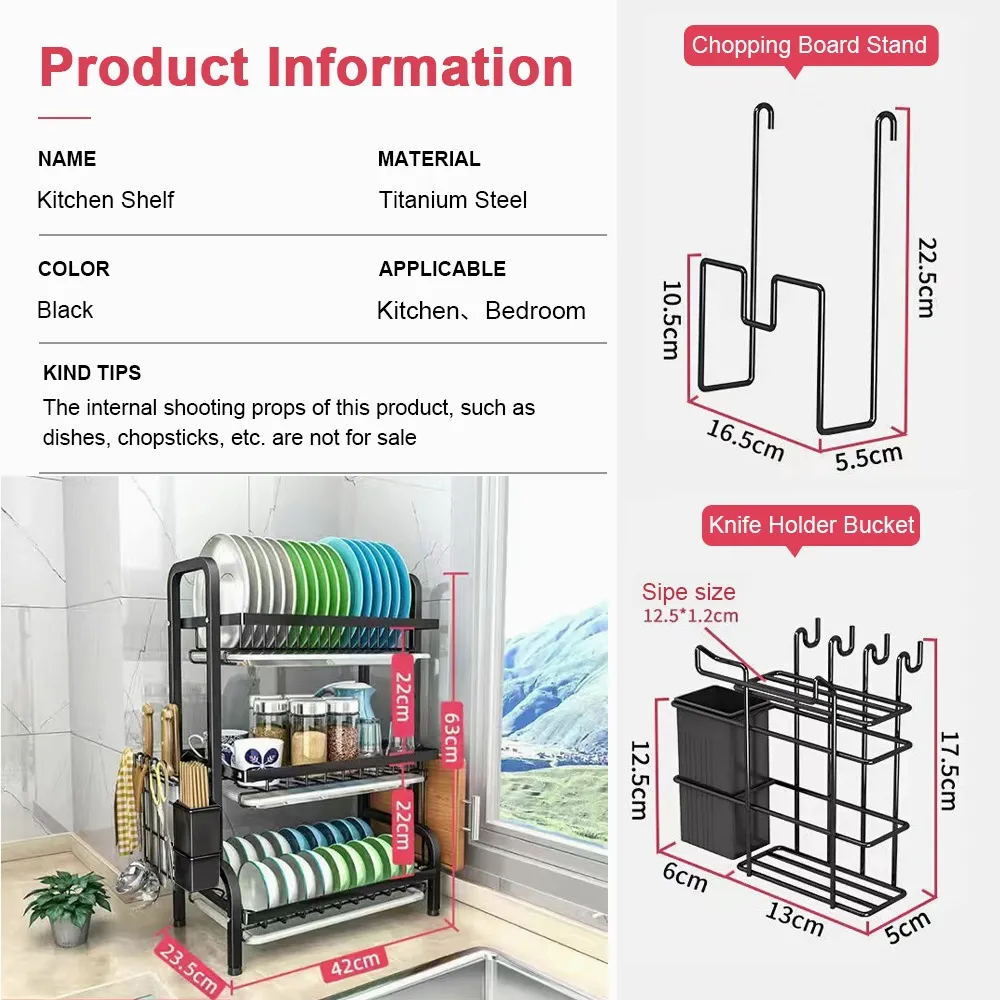 Miniatura 4 de Escurridor Platos 3 Niveles