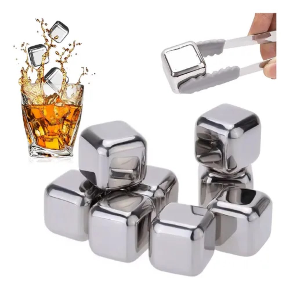 Miniatura 5 de Cubos de Hielo Acero Inoxidable Reutiliz
