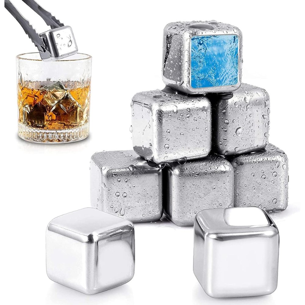 Cubos de Hielo Acero Inoxidable Reutiliz