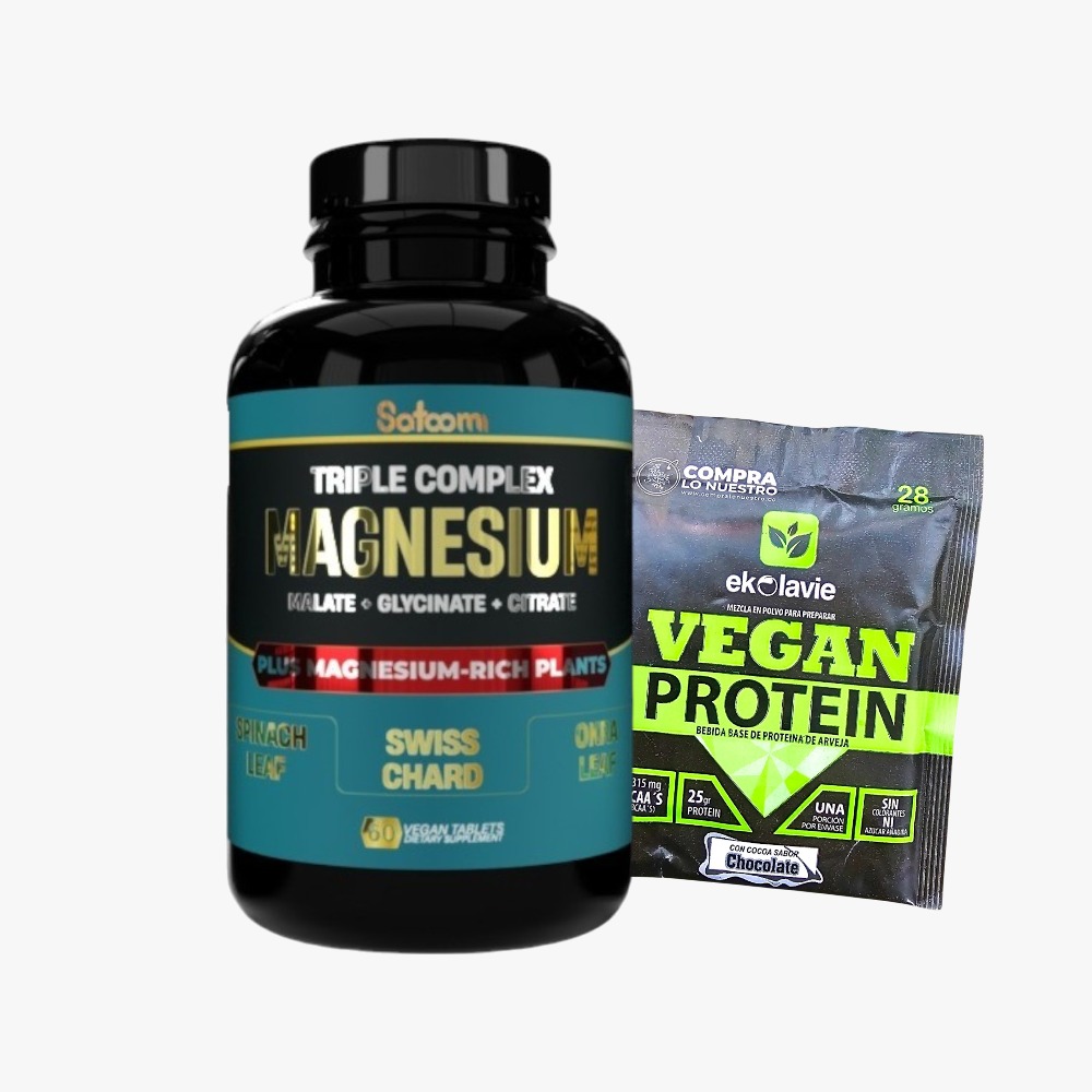 Miniatura 6 de Citrato De Magnesio con Proteina Vegan