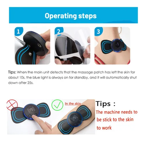 Miniatura 2 de MINI PARCHE ELECTRICO MASAJEADOR CUERPO