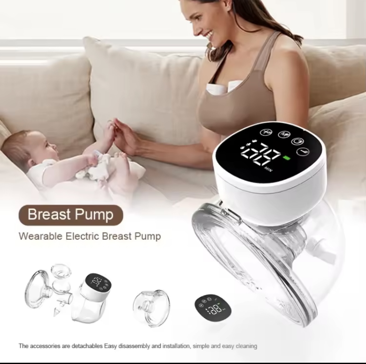 Miniatura 2 de EXTRACTOR DE LECHE RECARGABLE PORTATIL