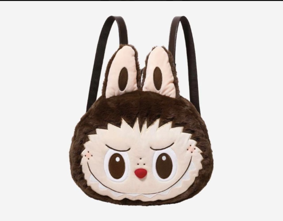 Miniatura 5 de MORRAL MALETA CARA LABUBU3D FELPA ESCOLA