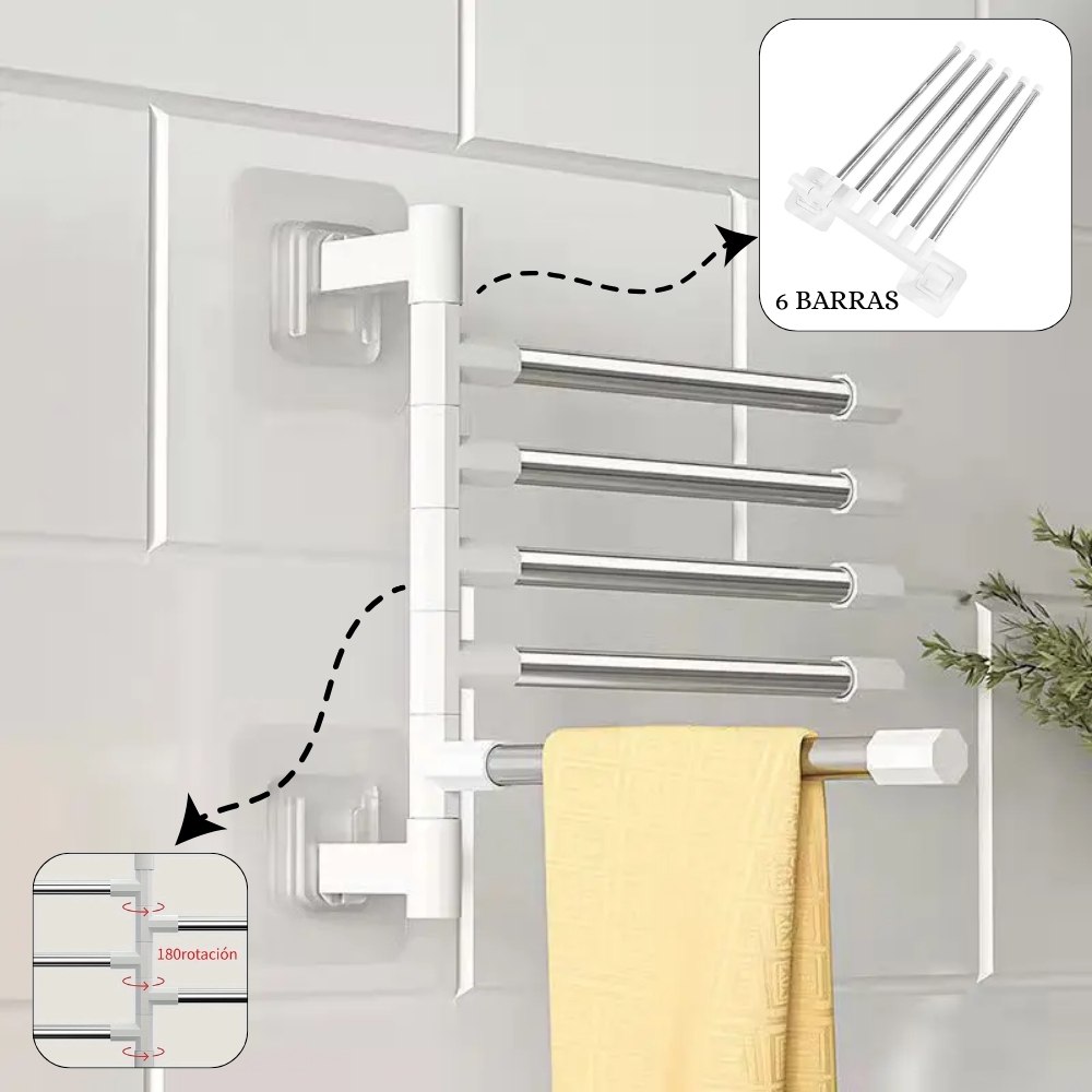 Miniatura 3 de Soporte Organizador Para Toallas Multius