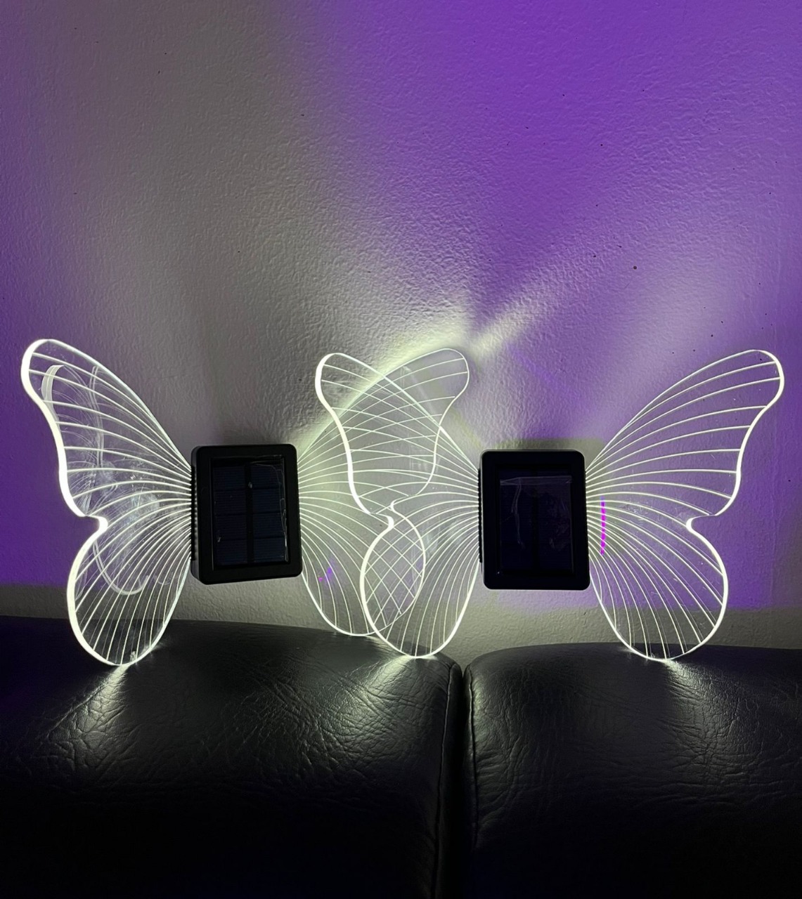 Miniatura 2 de Luz Solar Decorativa De Mariposa Para Pa