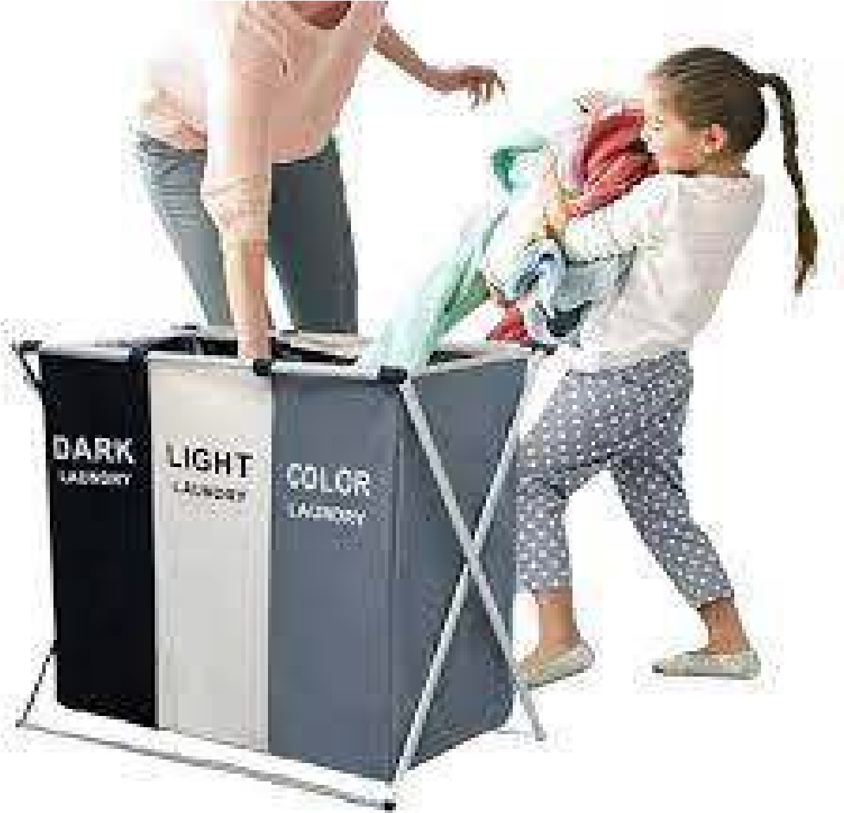 Cesto de Ropa Sucia 3 Compartimentos