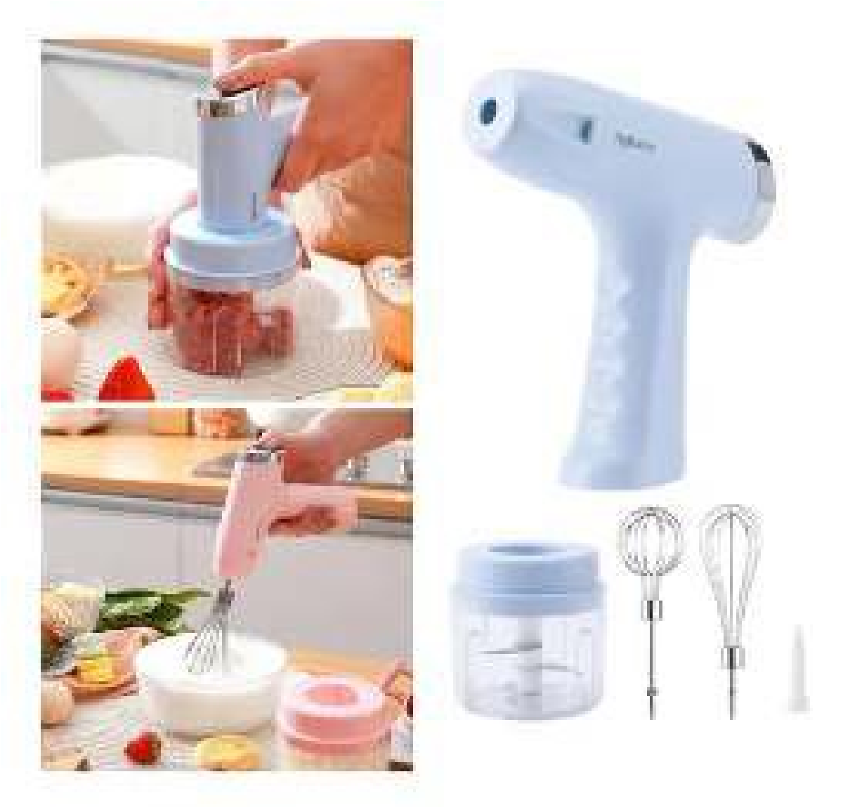 Batidor Eléctrico 3 en 1 Portátil