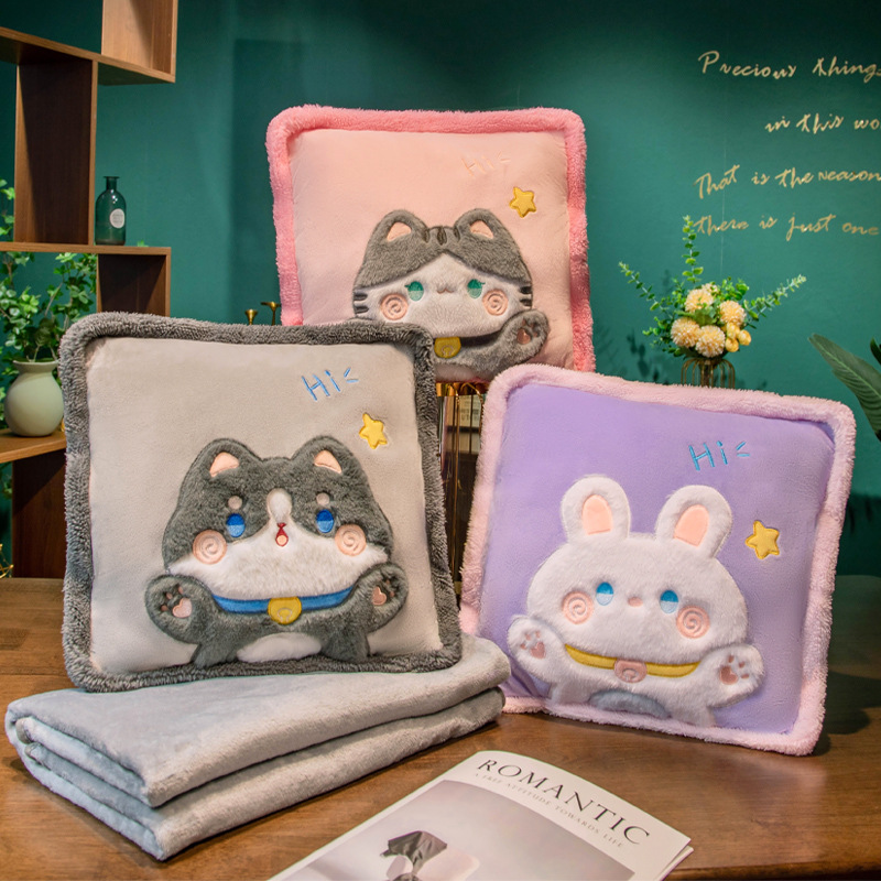 Cojín con Cobija 2 en 1 Diseño tierno