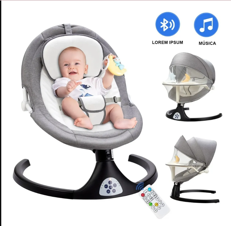 Miniatura 3 de SILLA ELECTRICA MECEDORA CON COMEDERO 👶