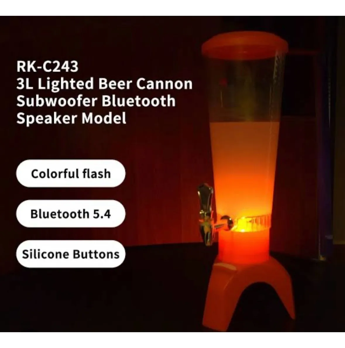 Miniatura 2 de PARLANTE JIRAFA CERVEZA
