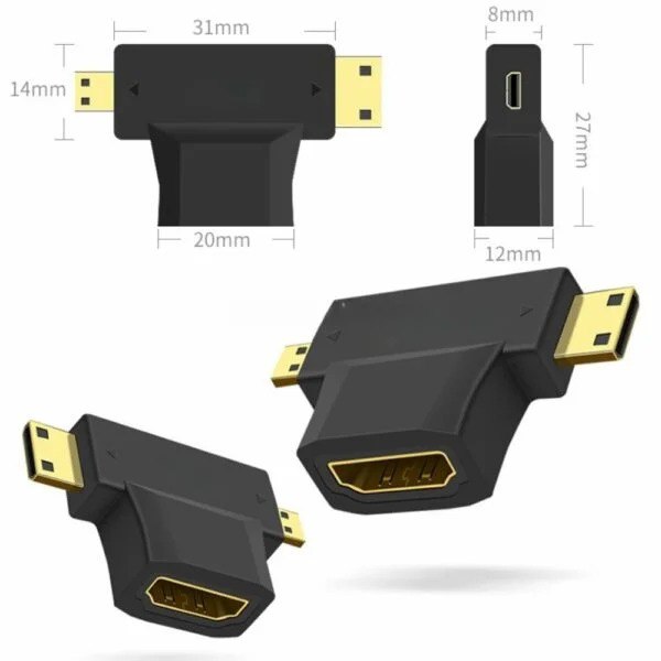 Miniatura 3 de Adaptador Convertidor 3 en 1 Hdmi
