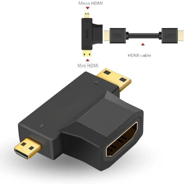 Adaptador Convertidor 3 en 1 Hdmi