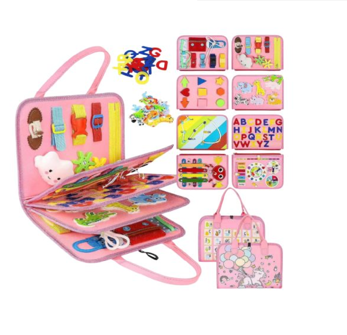 Tablero de actividades Rosado