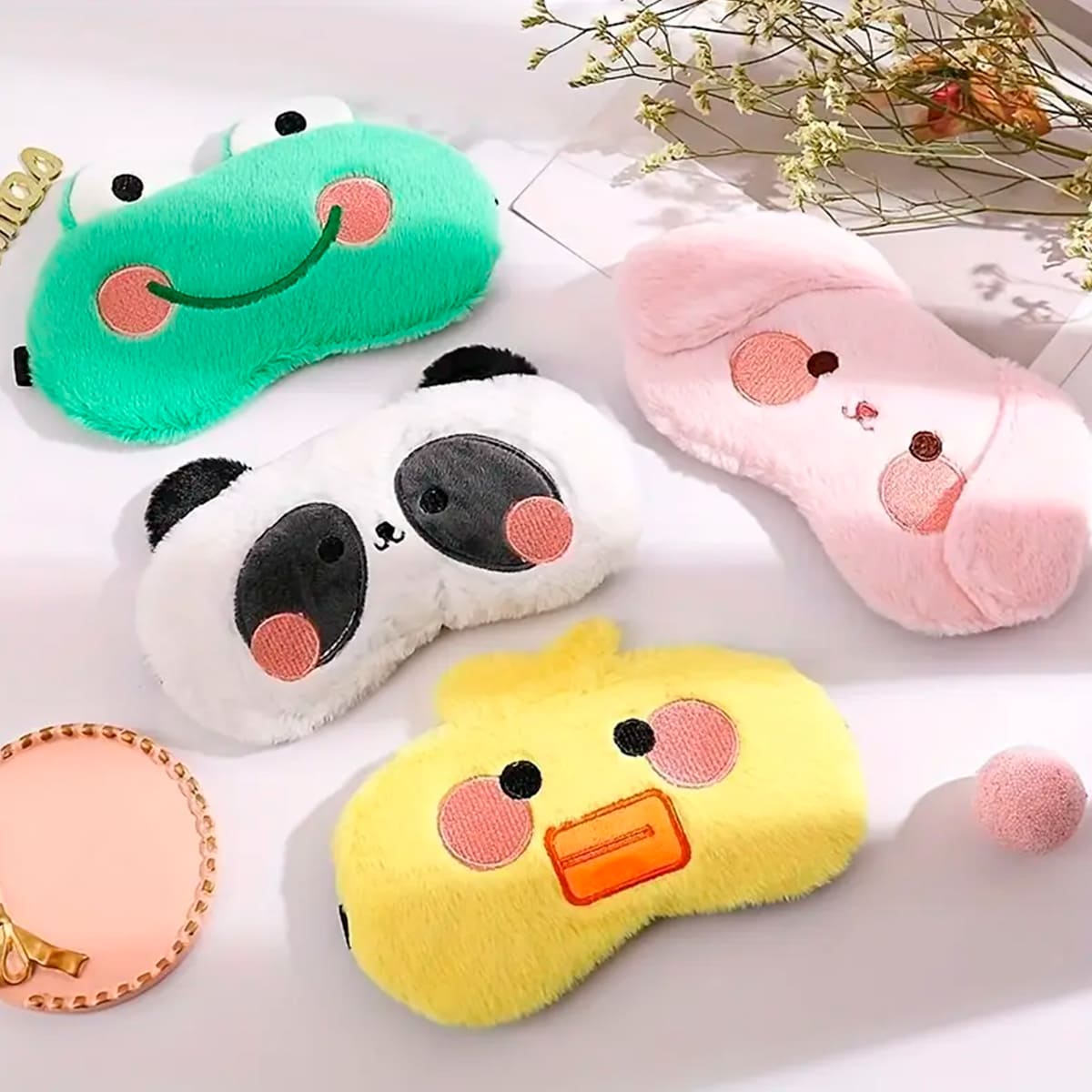 Vista 3 de Antifaz Kawaii De Peluche H3082-3