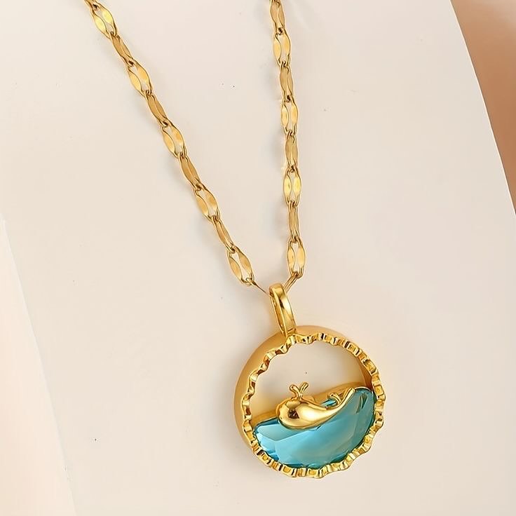 Miniatura 5 de Collar ballena + CAJAREGALO