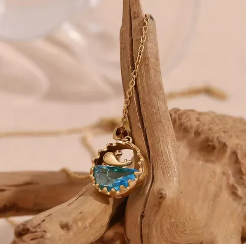 Miniatura 3 de Collar ballena + CAJAREGALO