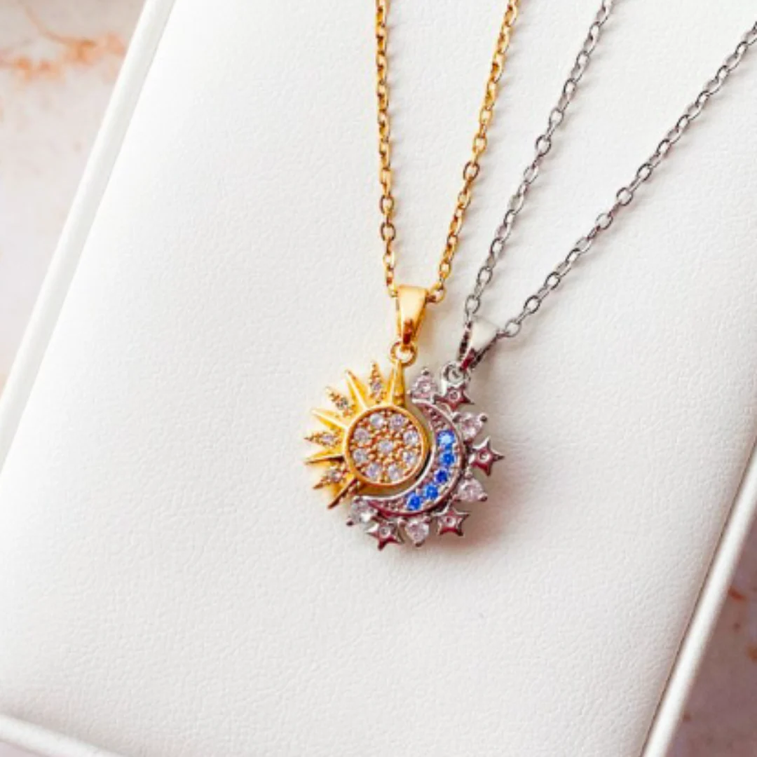 Collar Duo Sol y Luna + CAJAREGALO