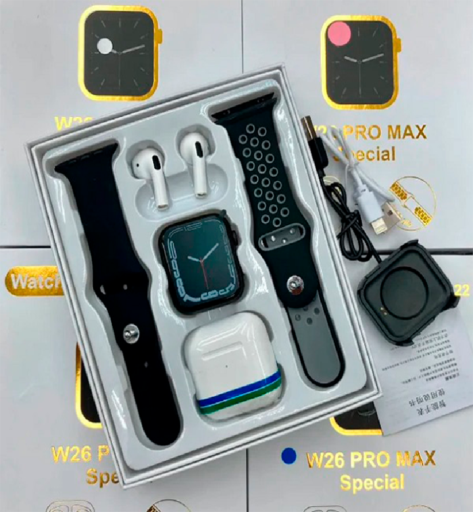 Combo Reloj Watch+ W26